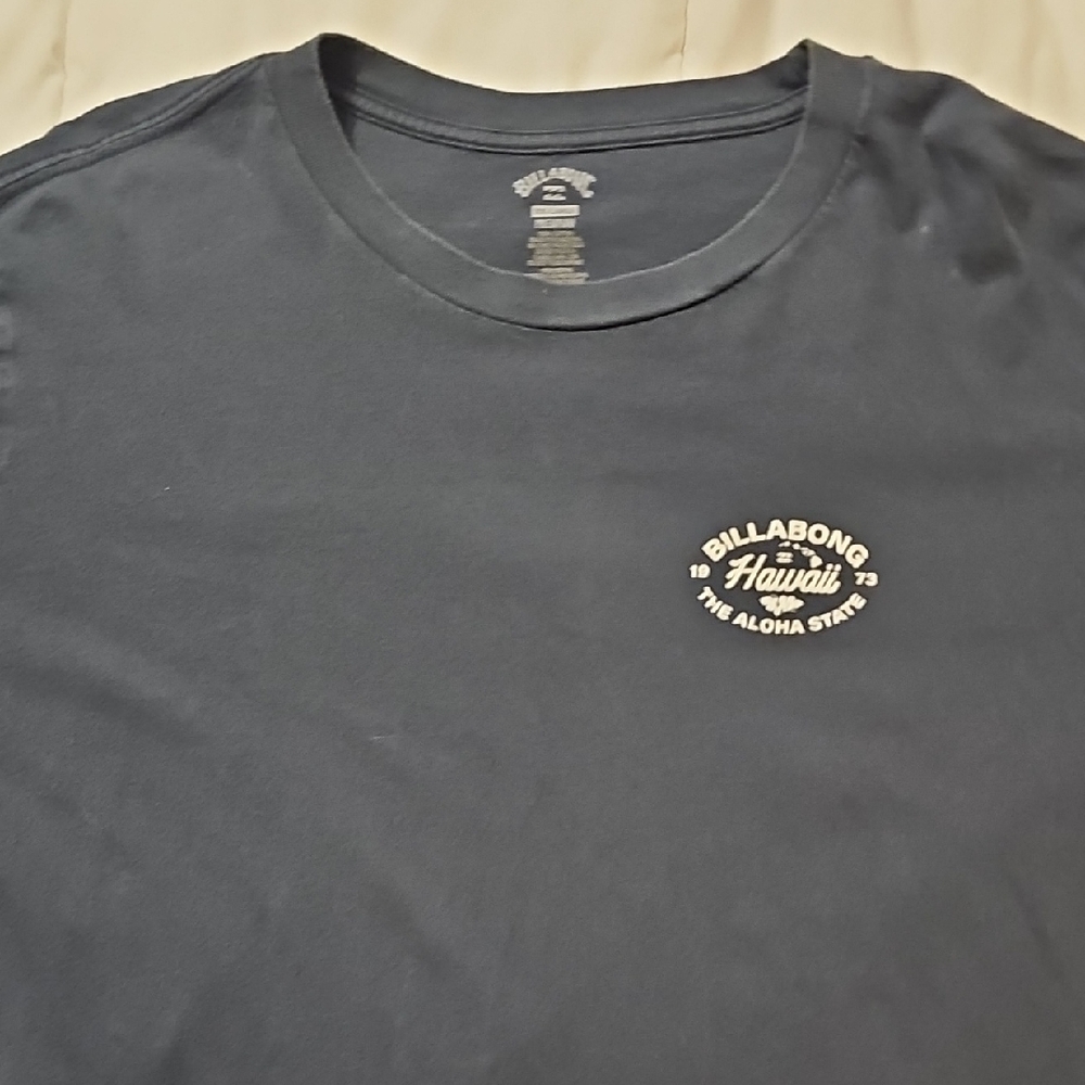 Billabong Men's Dark Blue Aloha Tee